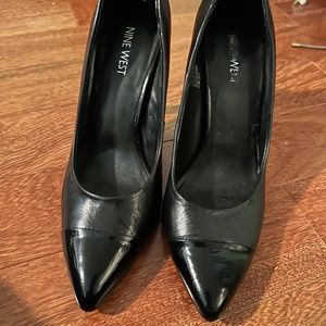 Nine West Black Heels Size 7.5